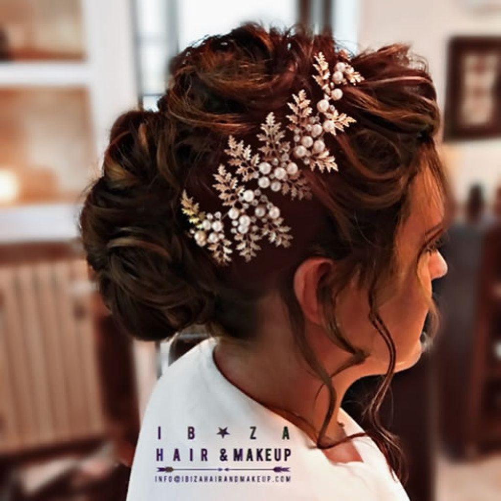 Wedding Hairstyles for Ibiza Brides by Kinga Evans