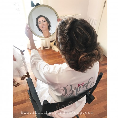 Bride ibiza hair make up